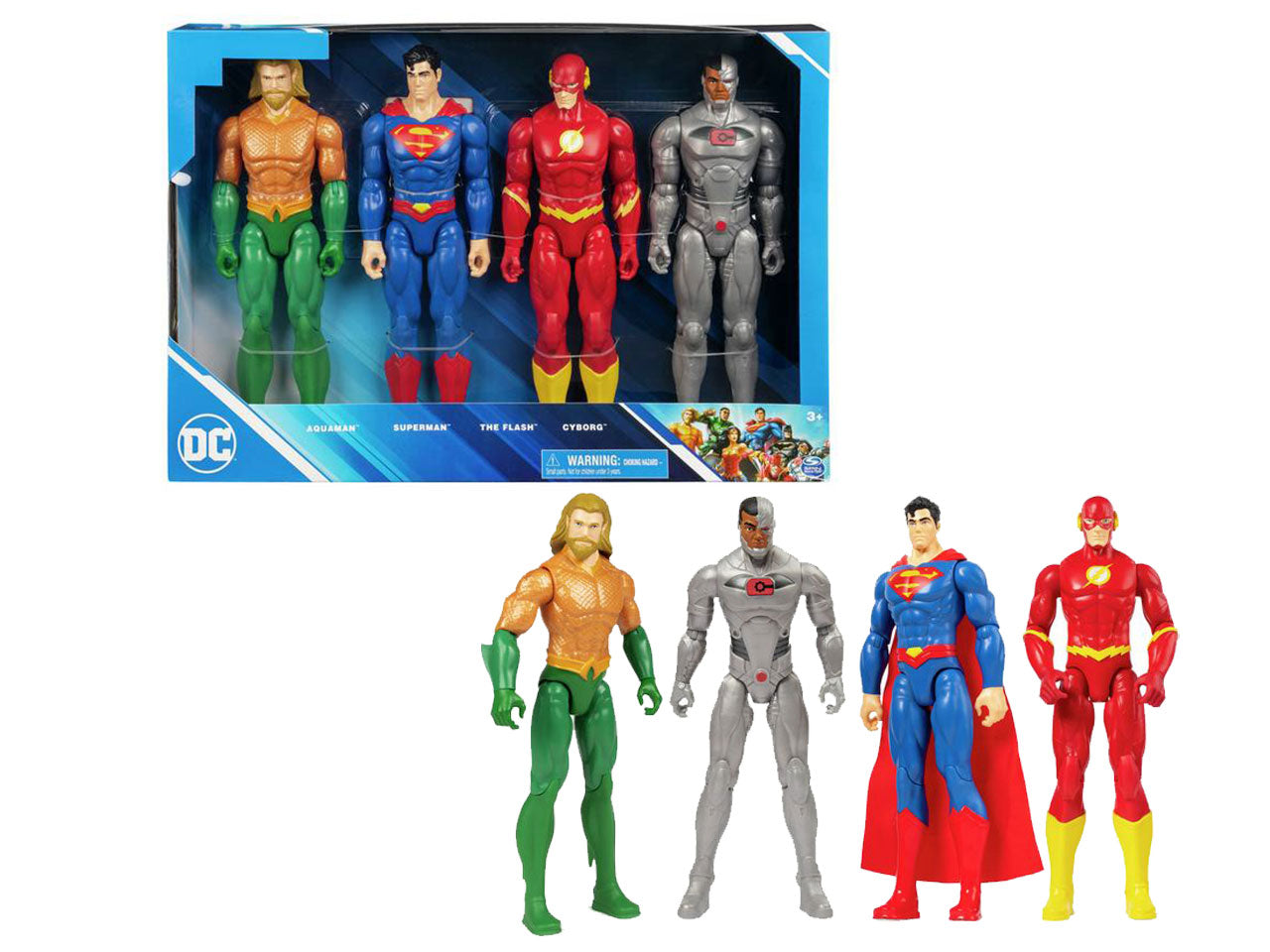 Dc figure 12' 4 personaggi