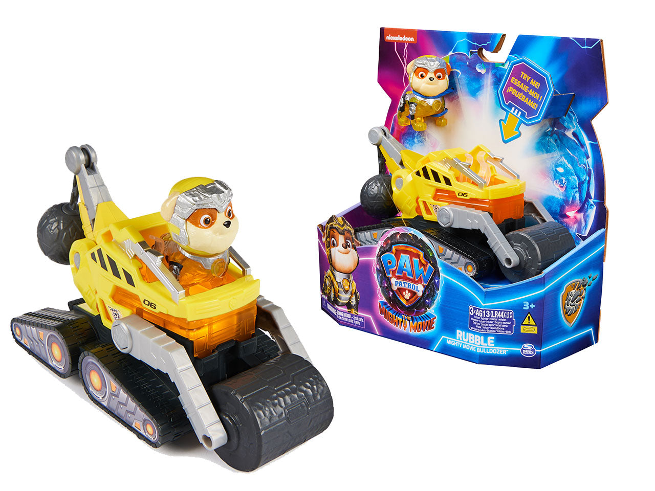 Paw patrol veicolo tematizzato movie rubble