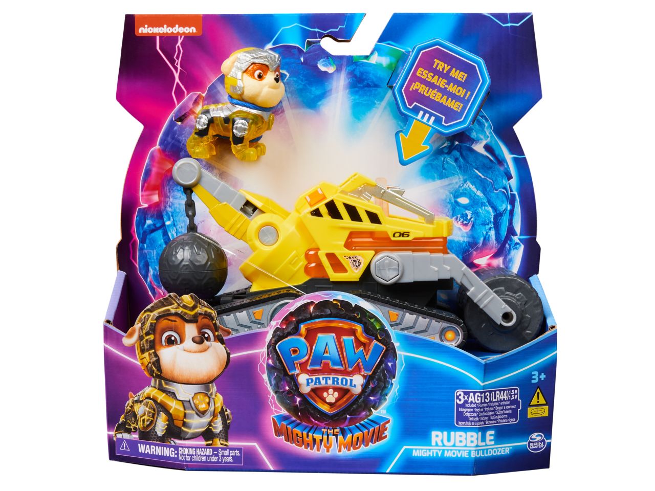 Paw patrol veicolo tematizzato movie rubble