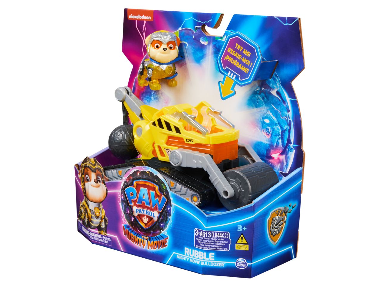 Paw patrol veicolo tematizzato movie rubble