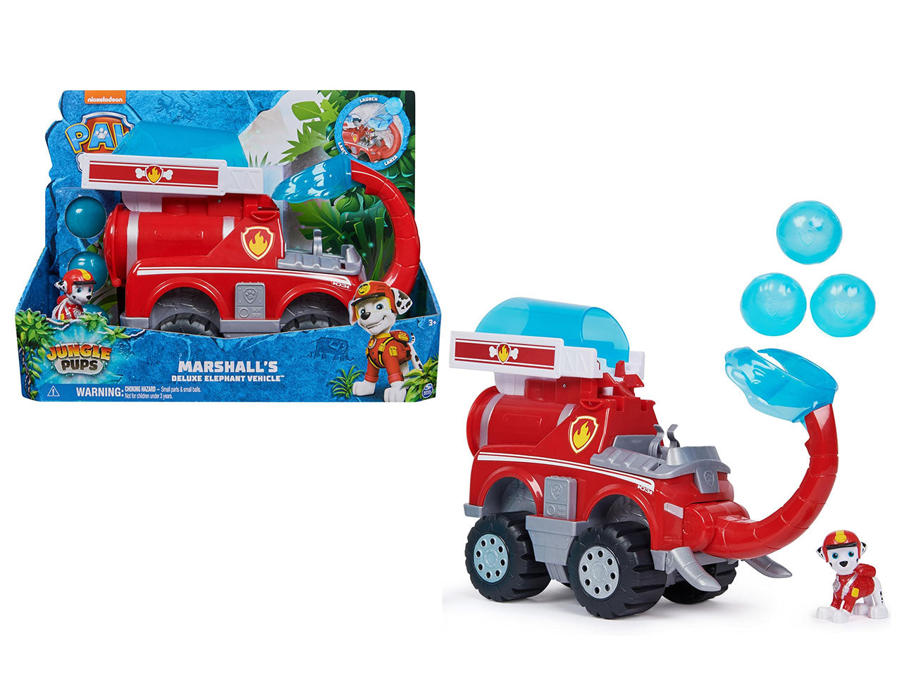 Paw Patrol veicolo elefante deluxe di marshall, per bambini dai 3+ anni - Spin Master