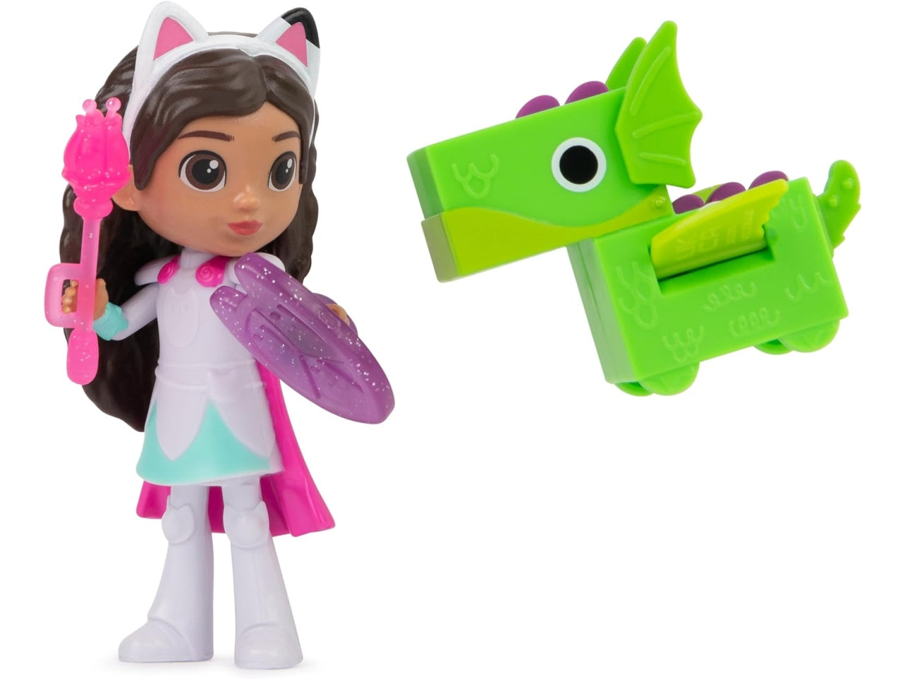 Gabby's Dollhouse cavaliere e mini drago con scatola sorpresa, per bambine di 3+ anni - Spin Master