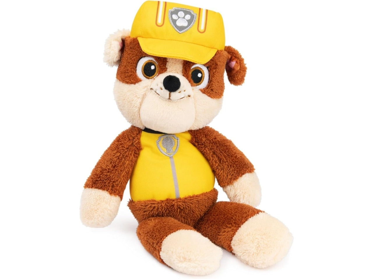 Paw Patrol, morbido peluche di Rubble, 33 cm per bambini da 1+ anni - Spin Master