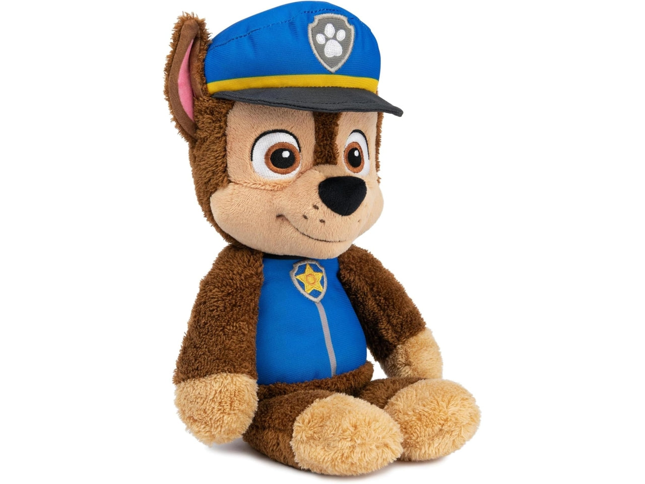 Paw Patrol, morbido peluche di Chase poliziotto, 33 cm per bambini da 1+ anni - Spin Master