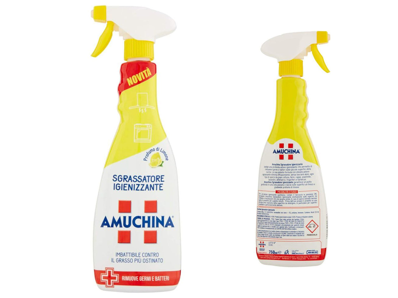 Amuchina Sgrassatore Igienizzanti al Limone 750ml $