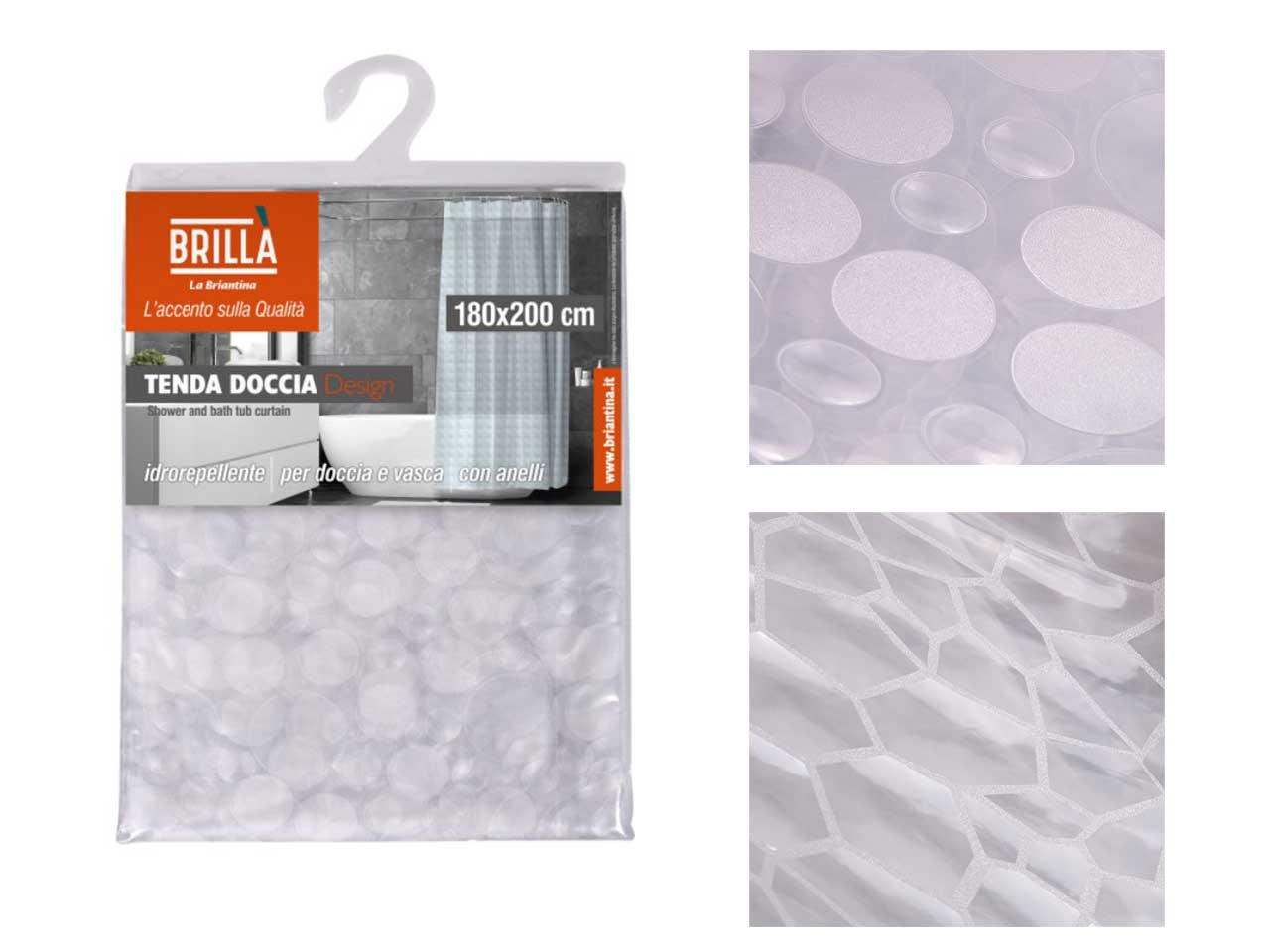Tenda doccia design 180x200cm
