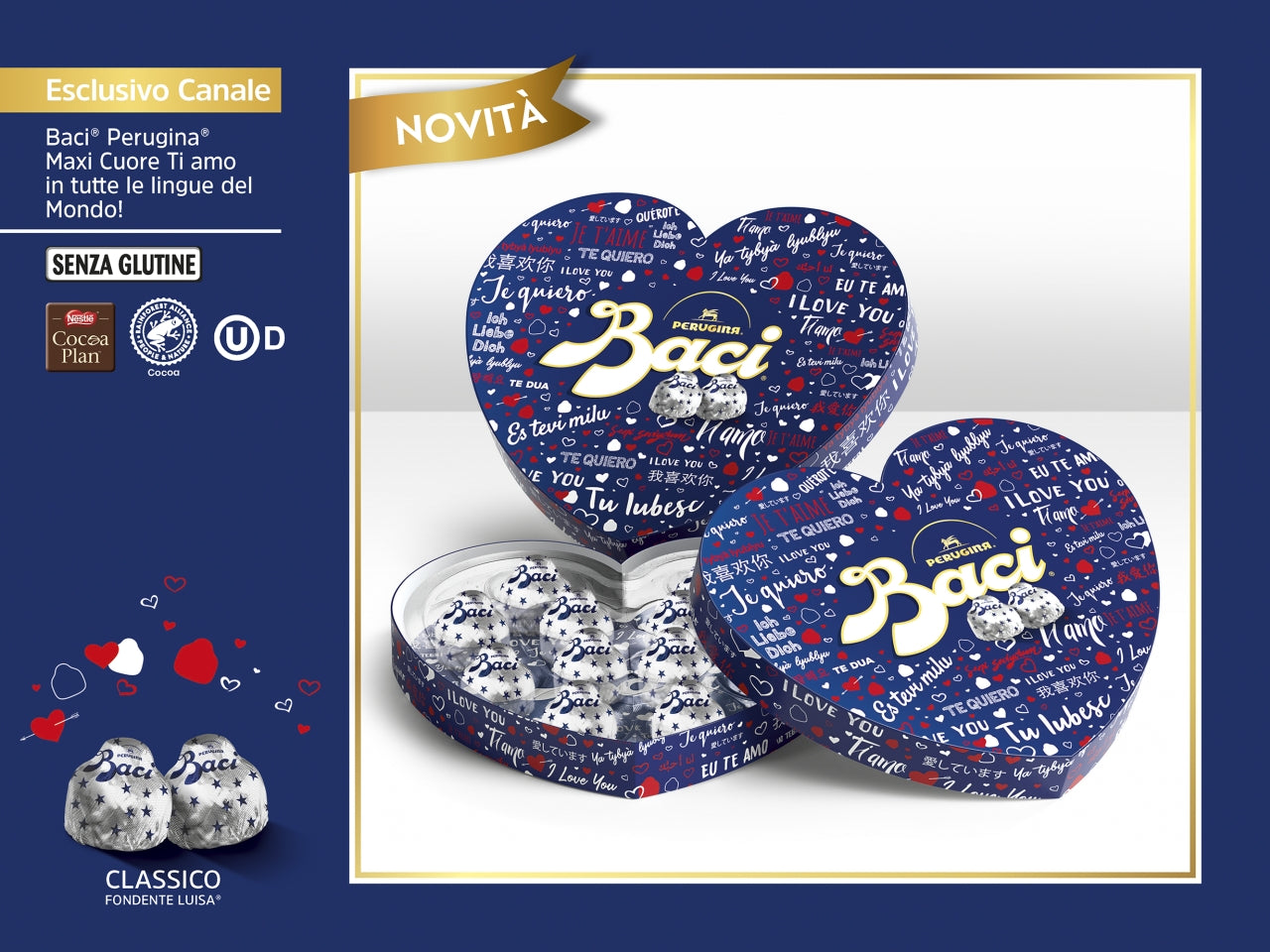 Baci maxicuore 150g