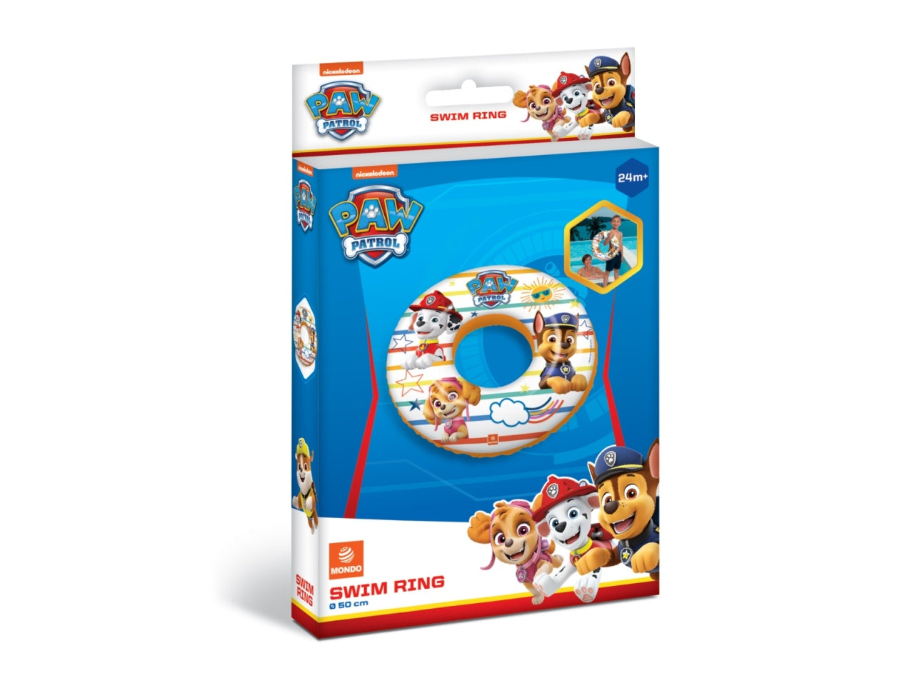 Paw patrol salvagente d.50cm per bambini dai 2+ anni
