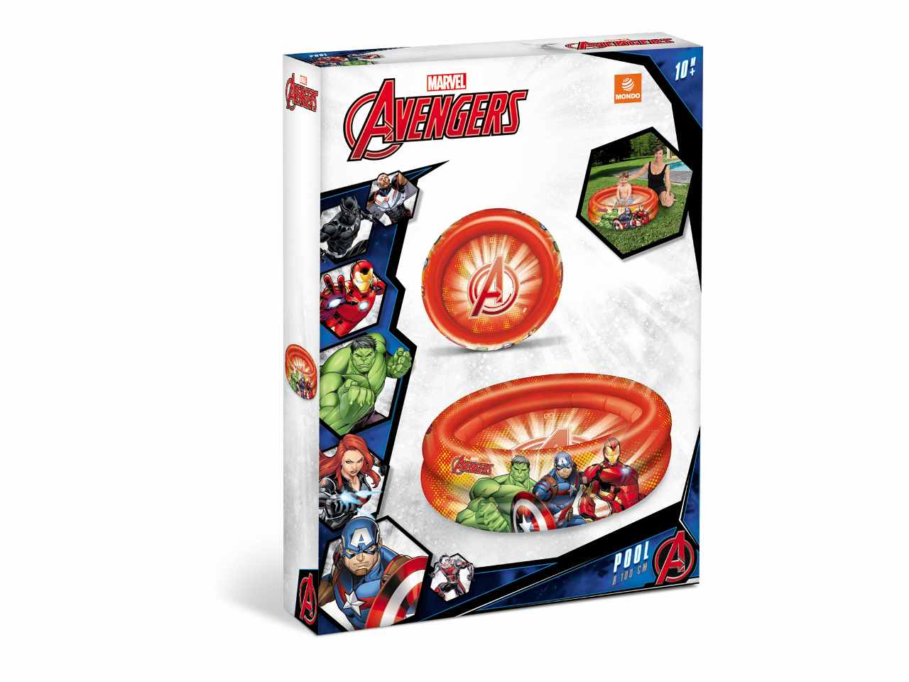 Piscina per giardino bambini avengers diametro 100cm