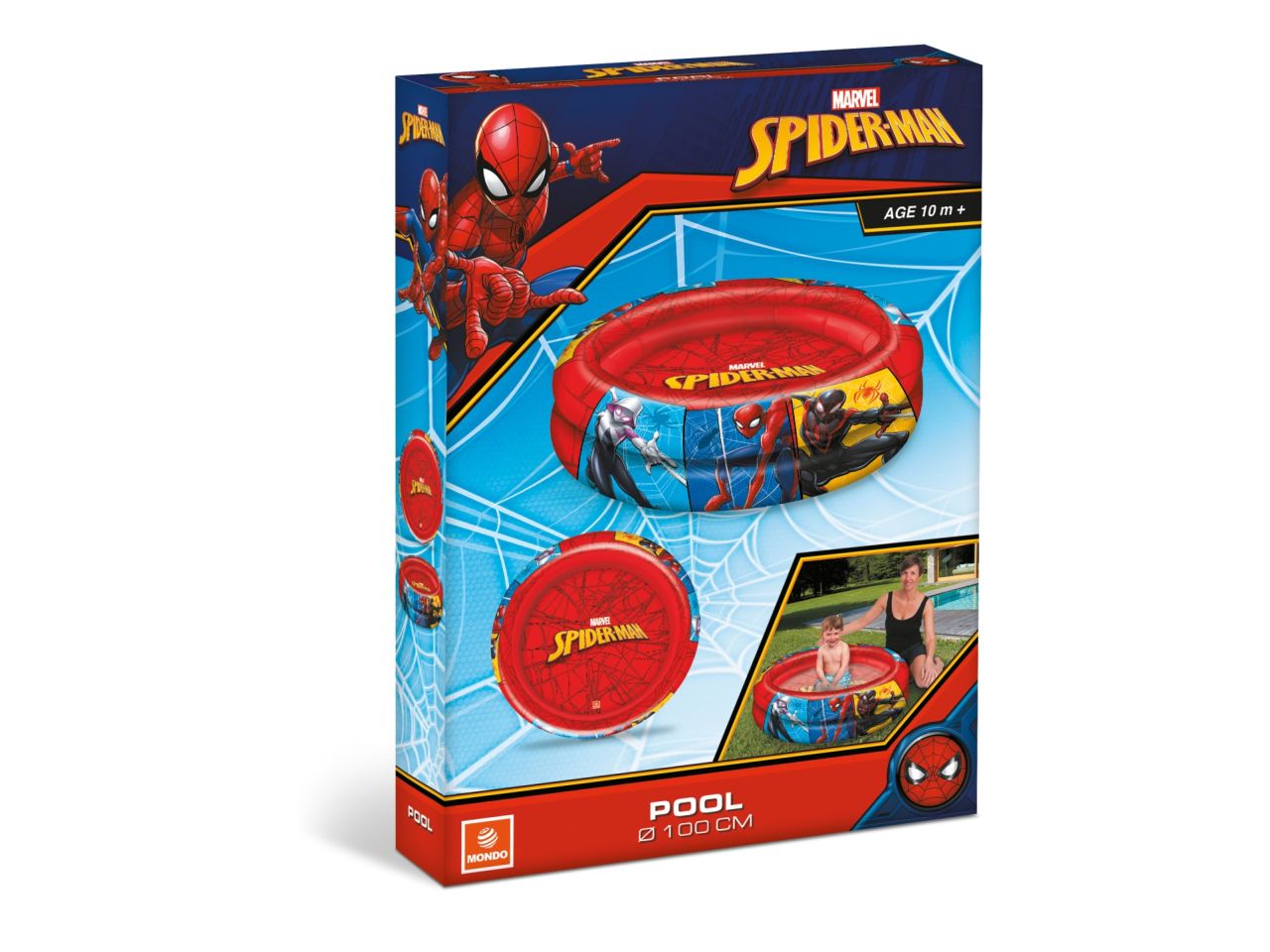 Piscina gonfiabile di spiderman d.100cm