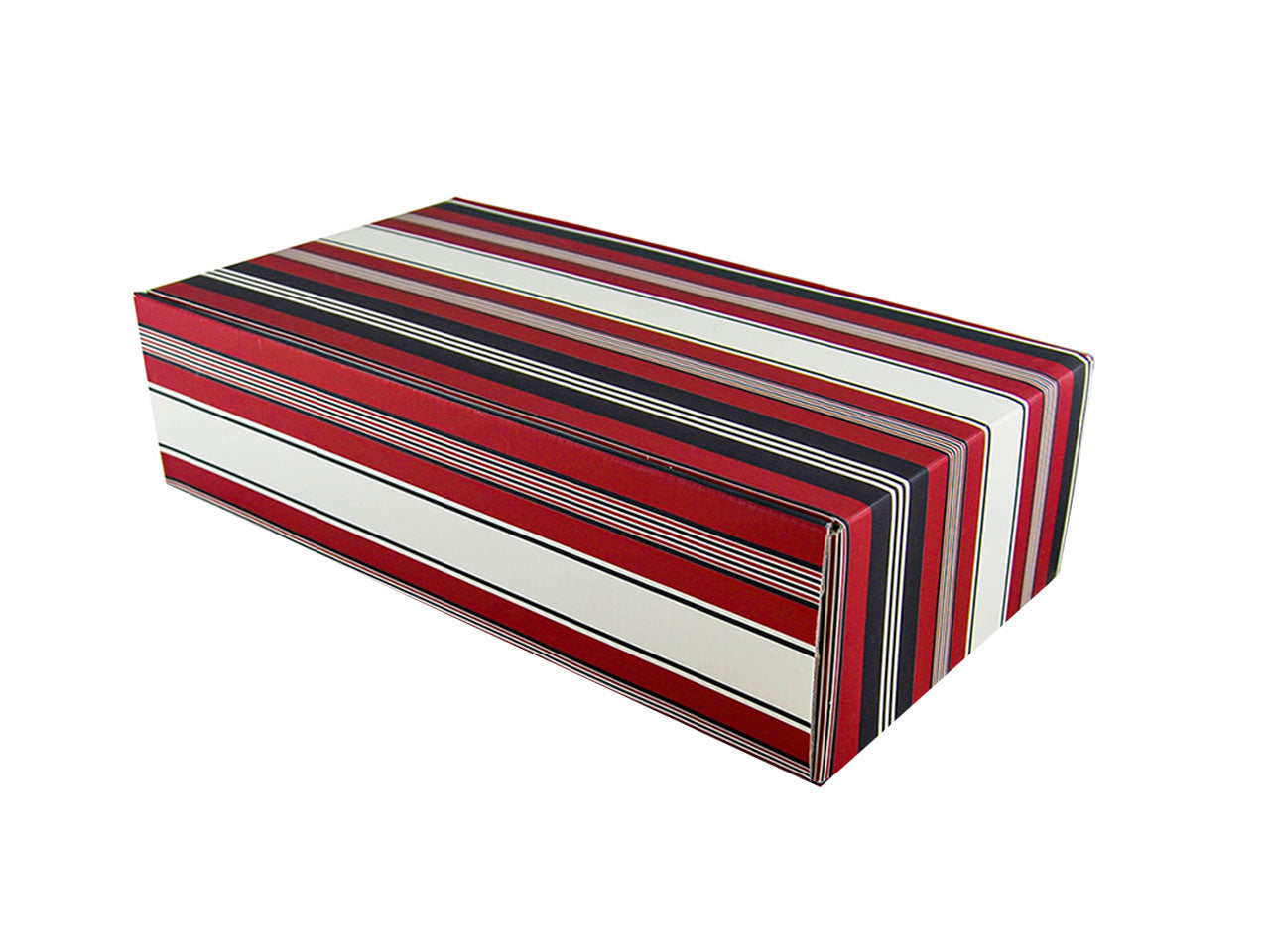 Scatola per due bottiglie stesa - misura 34x18,5x9cm serie elegance