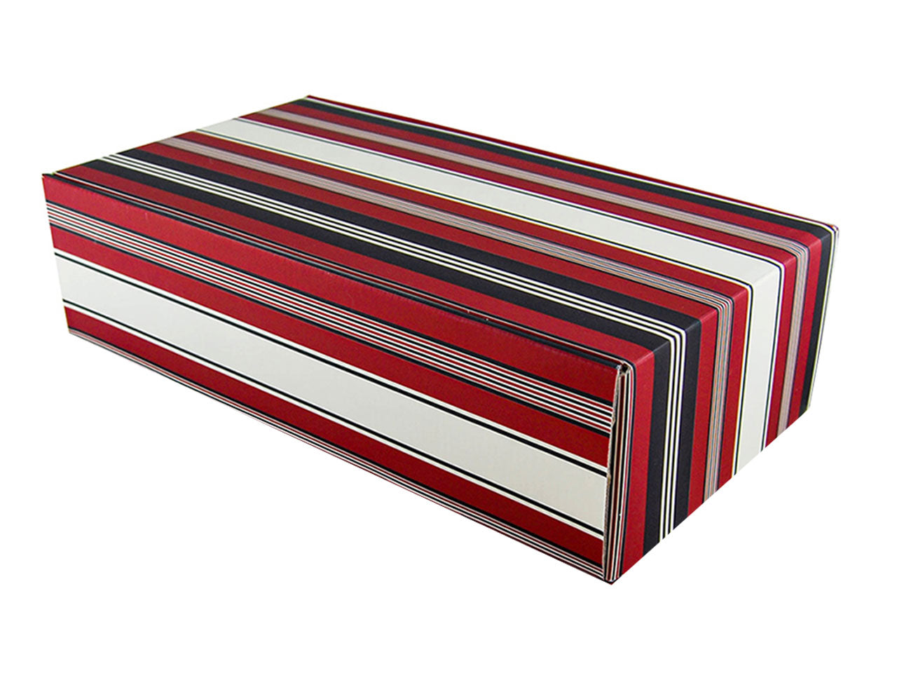 Scatola per tre bottiglie stesa - misura 34x28x9cm serie elegance