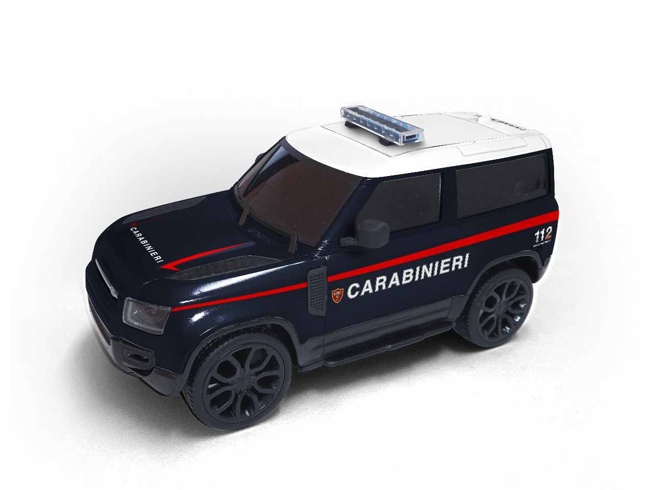 Auto land rover defender carabinieri in 1:24 2.4 ghz