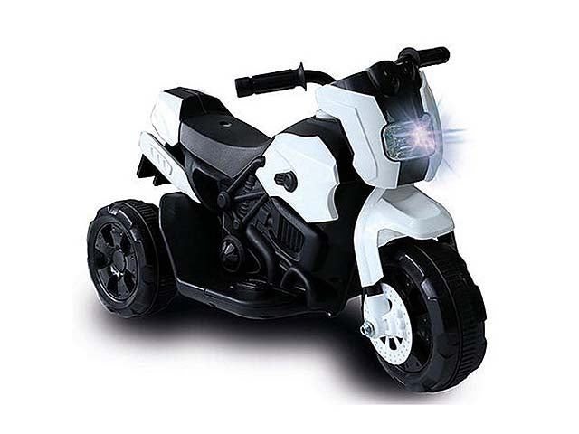 Moto motard 6v bianca 1004-b