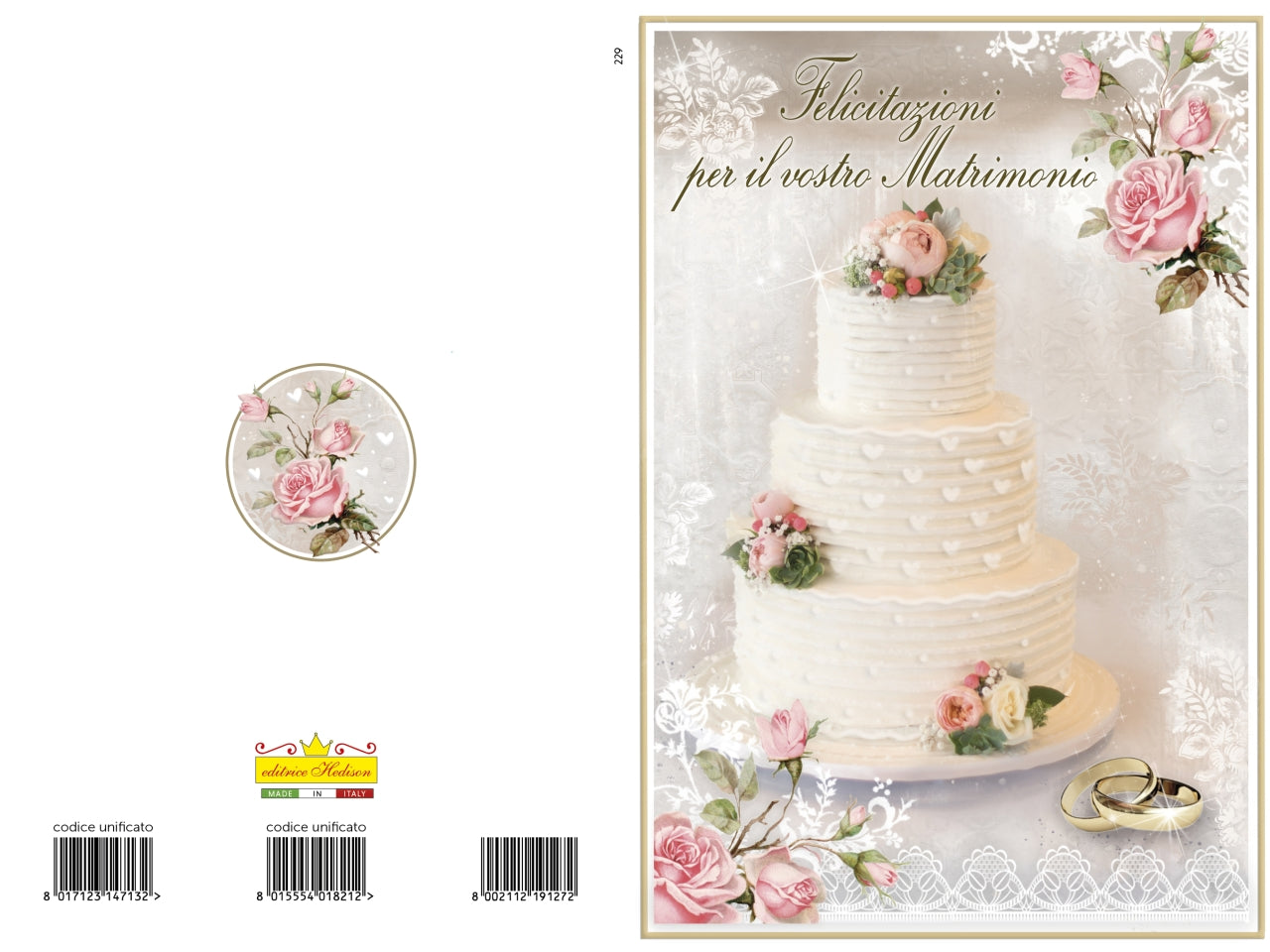 Biglietto auguri matrimonio