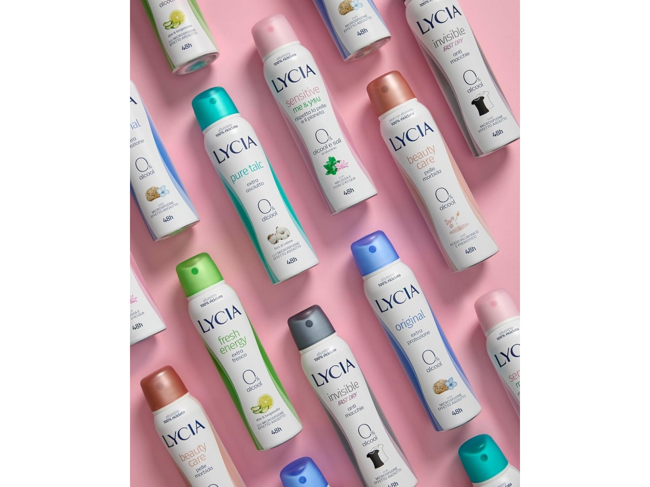 Lycia deo spray pure talc 150ml$