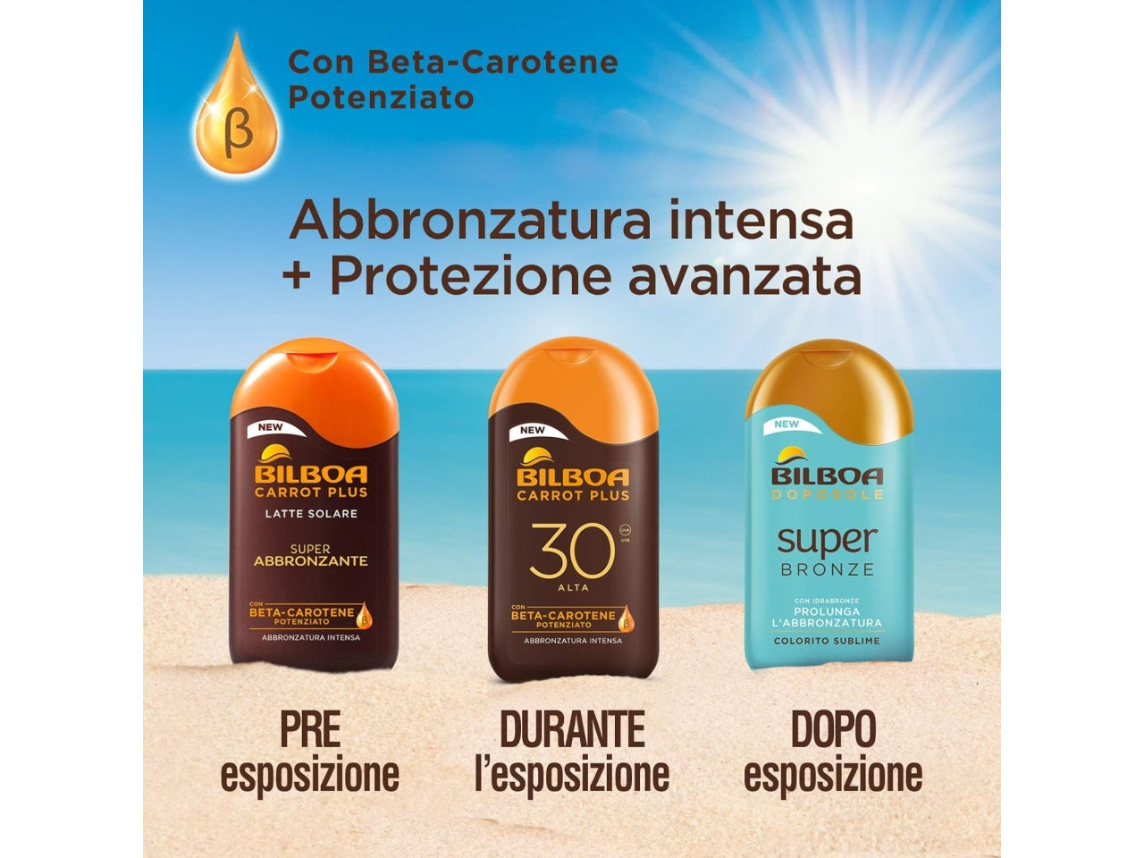 Bilboa carrot plus latte spf 20 200ml