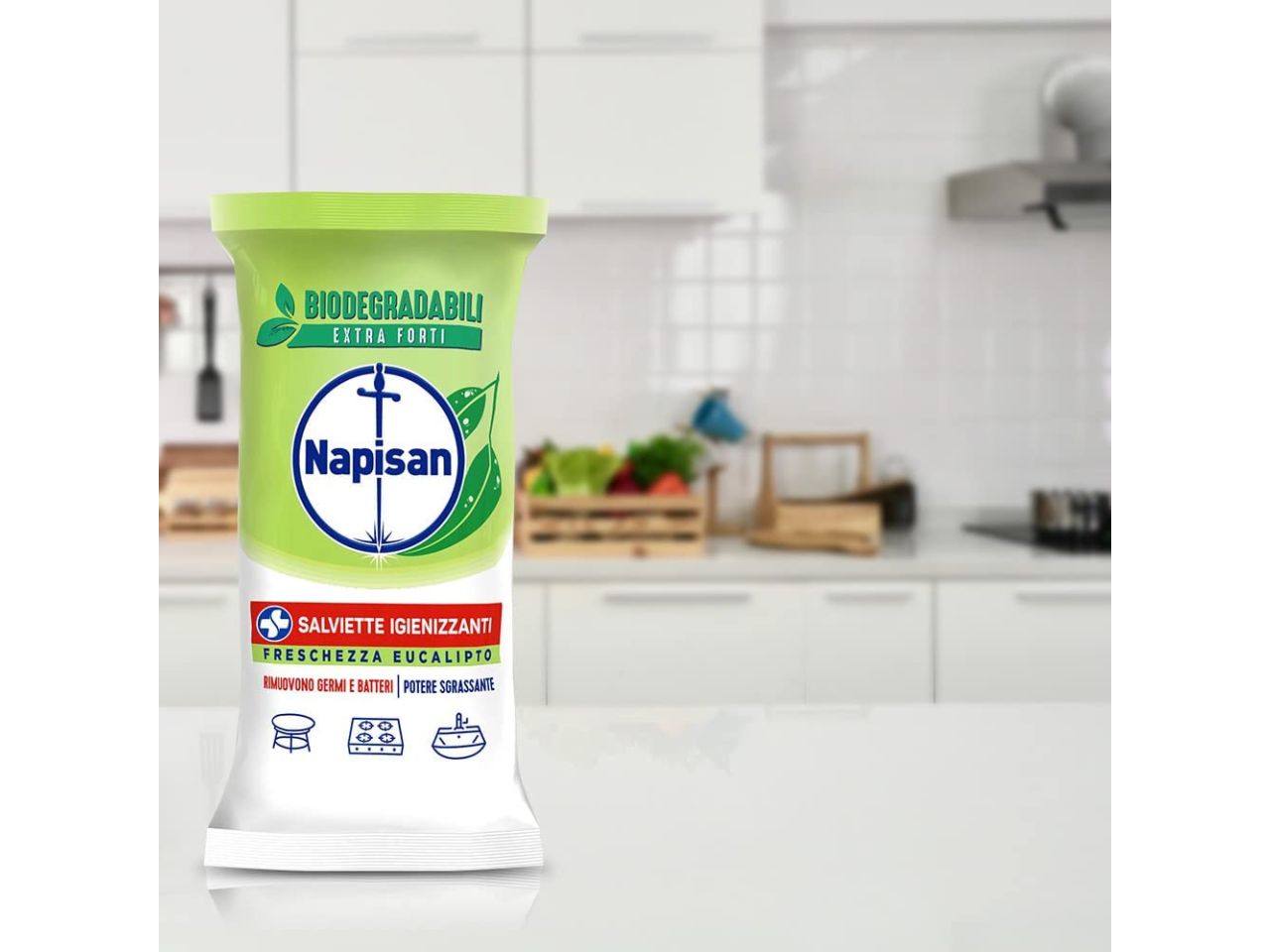 Napisan 40 salviette igenizzanti eucalipto