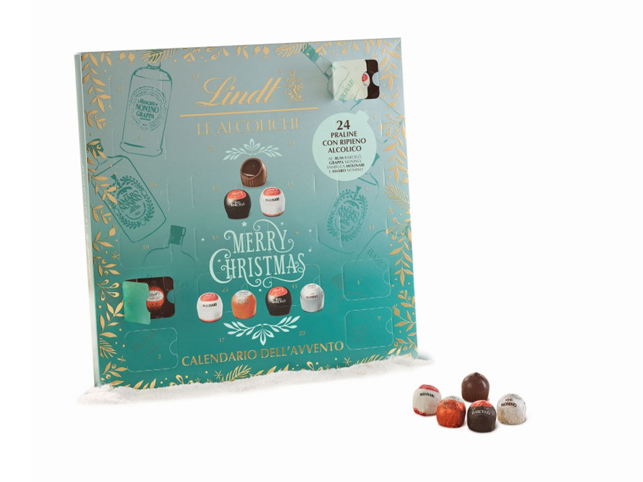 Lindor Calendario dell'avvento 24 paraline alcoliche 317g