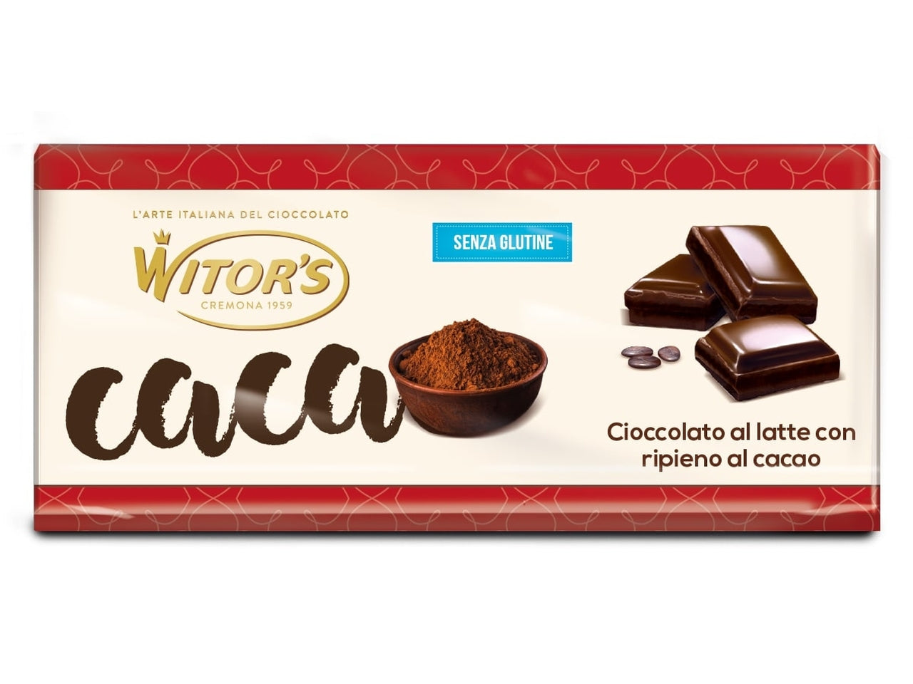 Tavoletta ripiena al cacao 100gr