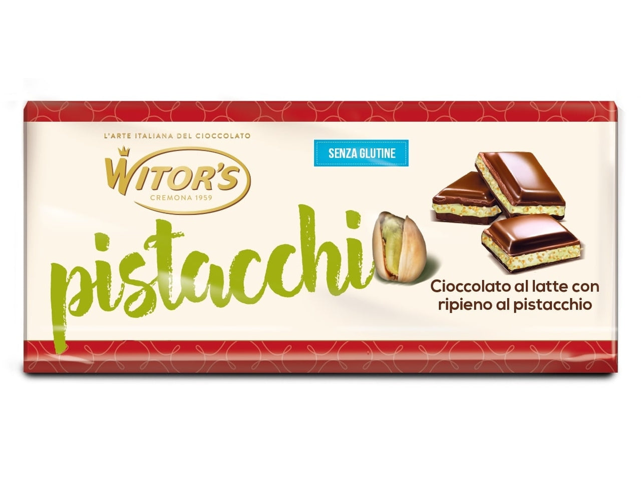 Tavoletta al latte e pistacchio 100gr