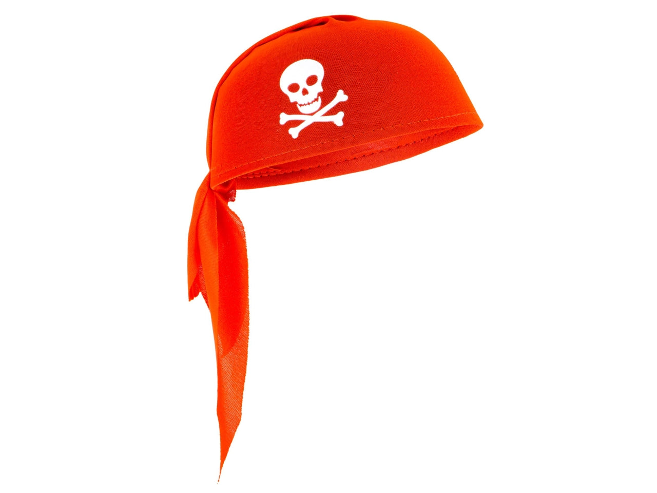 Cappello rosso pirata in tessuto