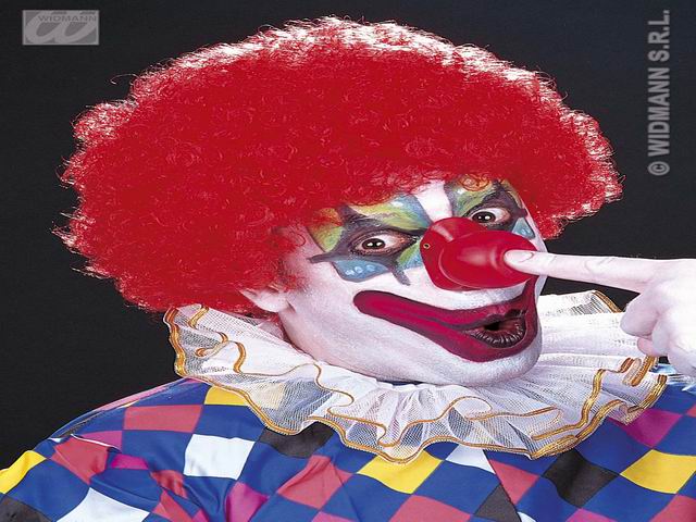 Parrucca clown riccia 6000a