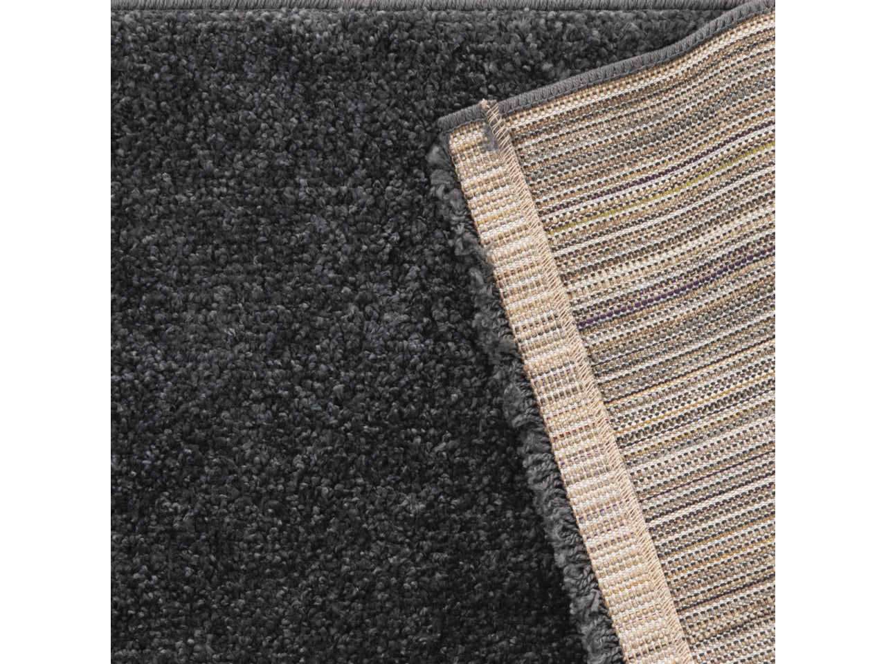 Tappeto yor misura 57x90cm grigio scuro