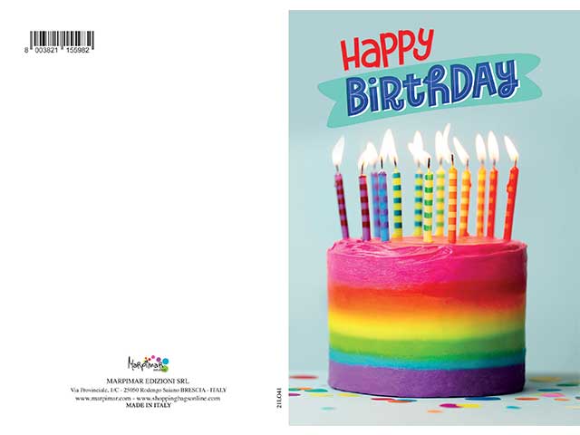 Biglietto sweet con glitter