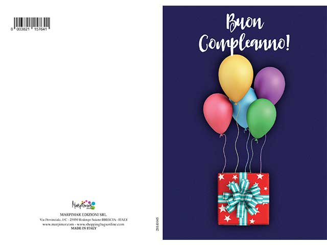 Biglietto porta soldi compleanno