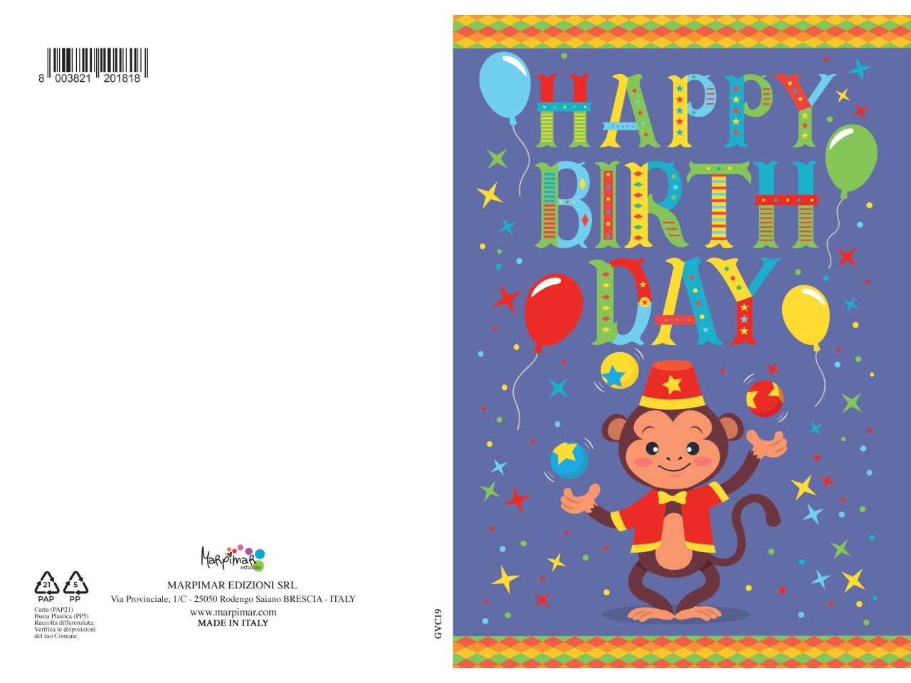Biglietto augurale buon compleanno