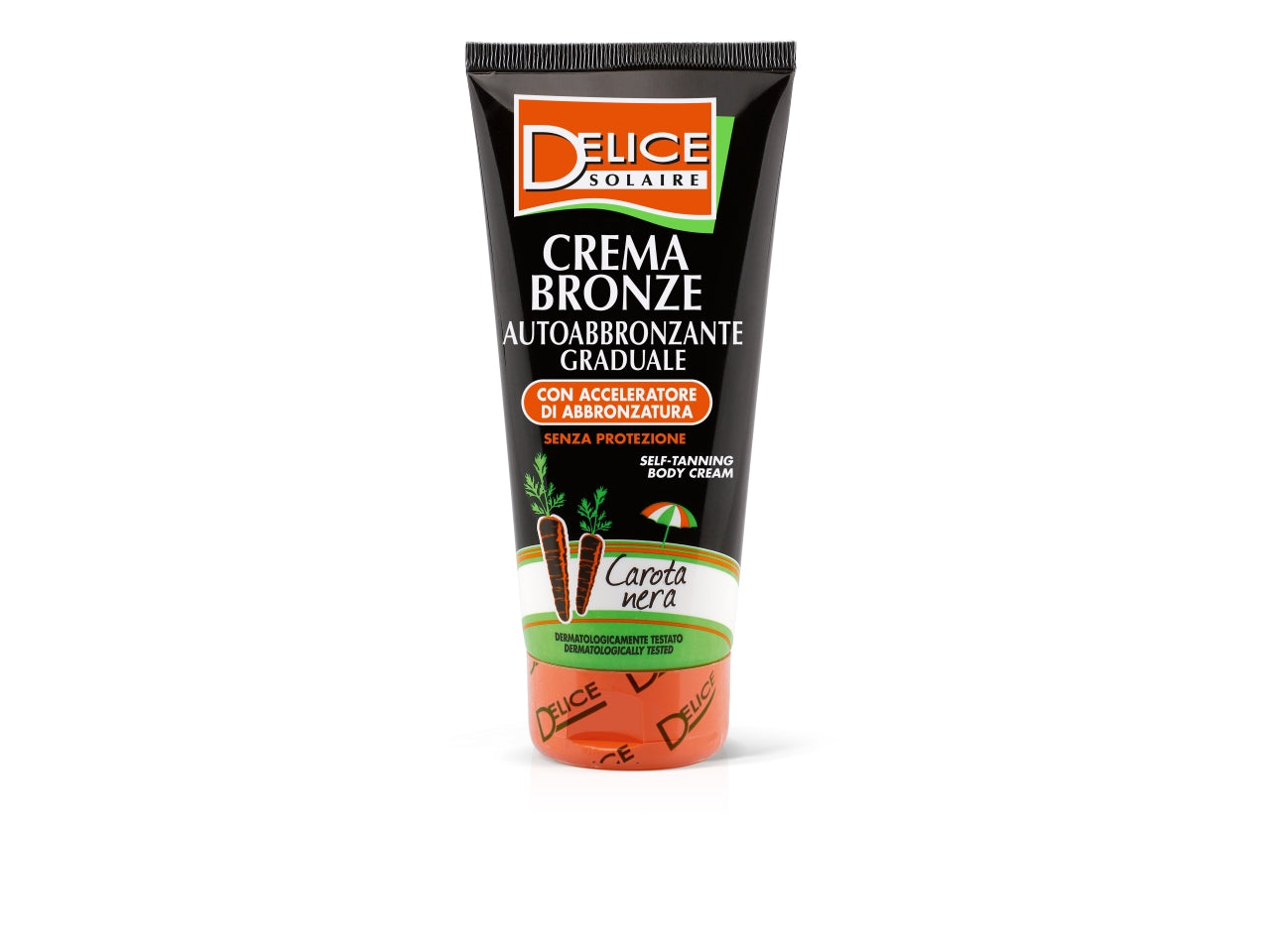 Delice autoabbronzante carota nera 200ml