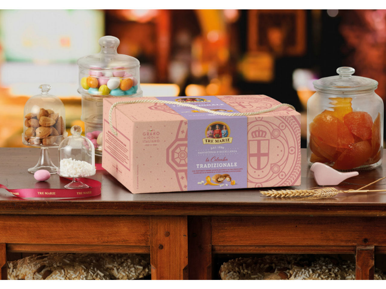 Tre marie la colomba tradizionale 1kg in cofanetto regalo