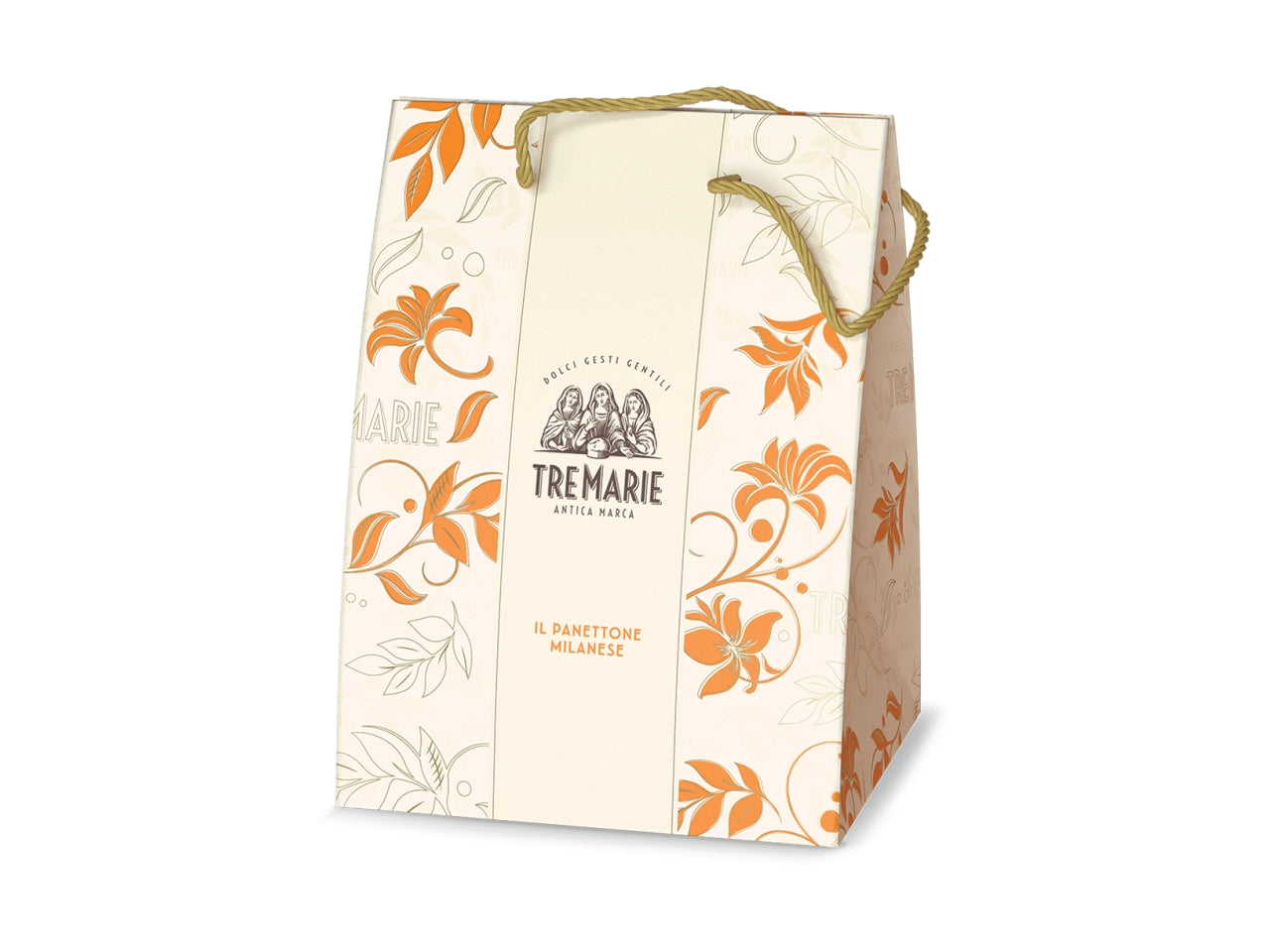 Tre marie il panettone milanese 750gr in shopper