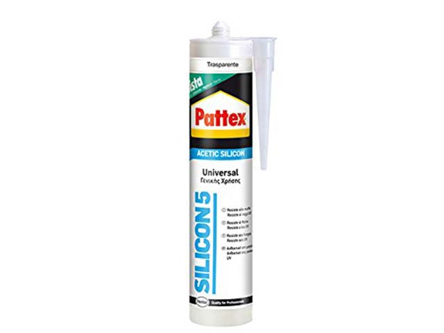 Pattex silicon 5 trasparente 280ml 1534267