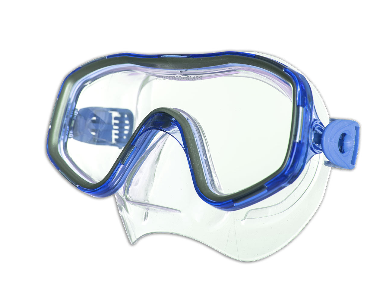 Maschera da sub geo jr blu trasparente colori assortiti