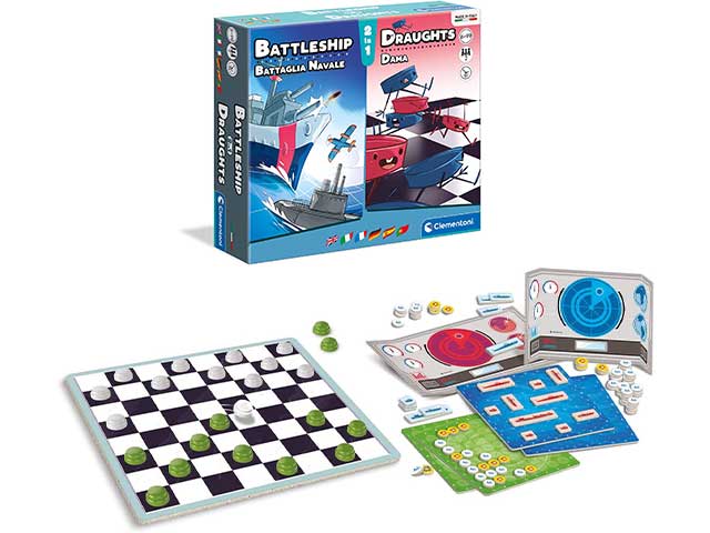 Battaglia Navale Dama Gioco da Tavolo Clementoni