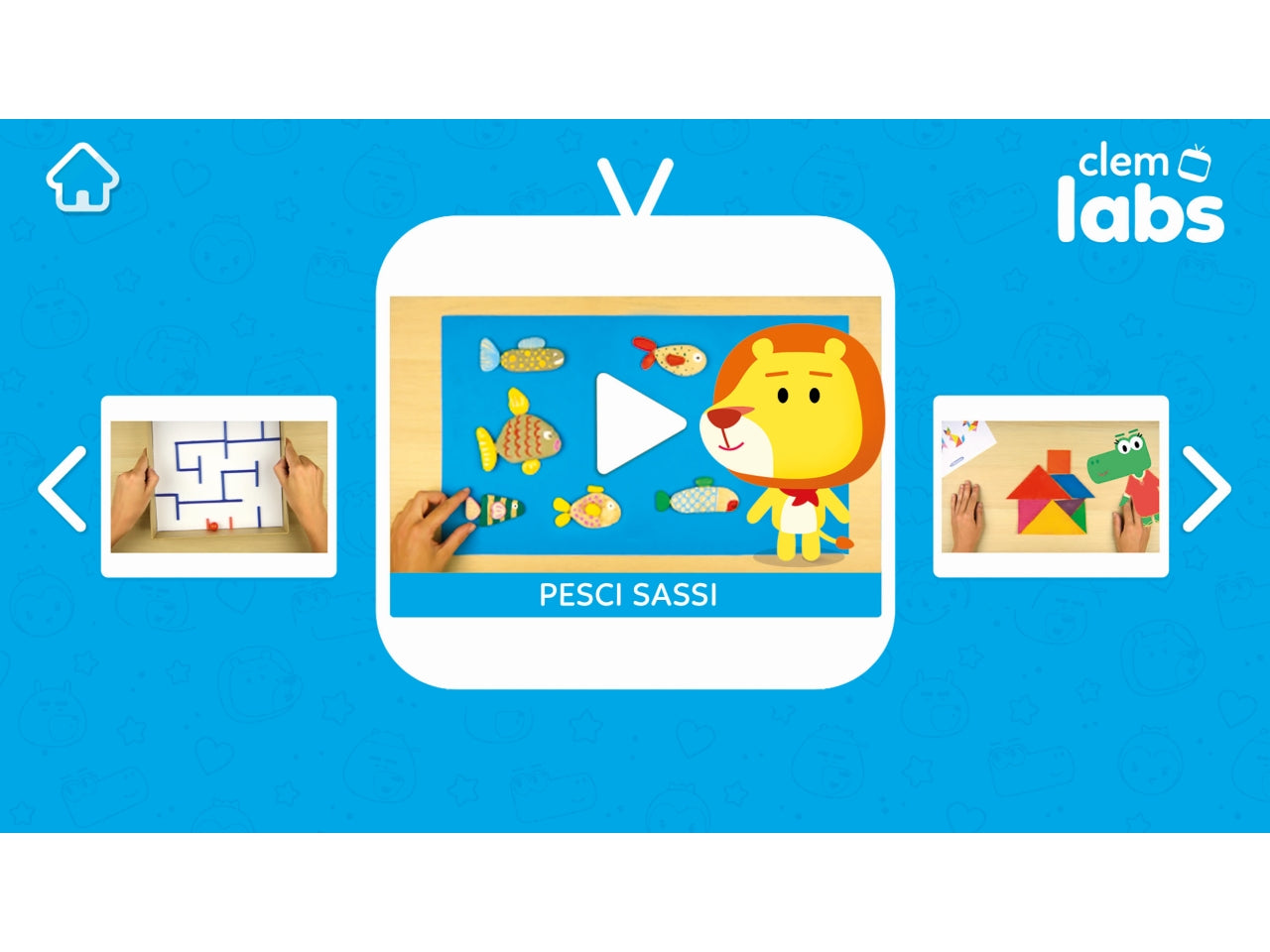 Tablet Educativo Clempad 10'' Bumper Pink: Perfetto per Bambini dai 3 ai 6 Anni - Clementoni