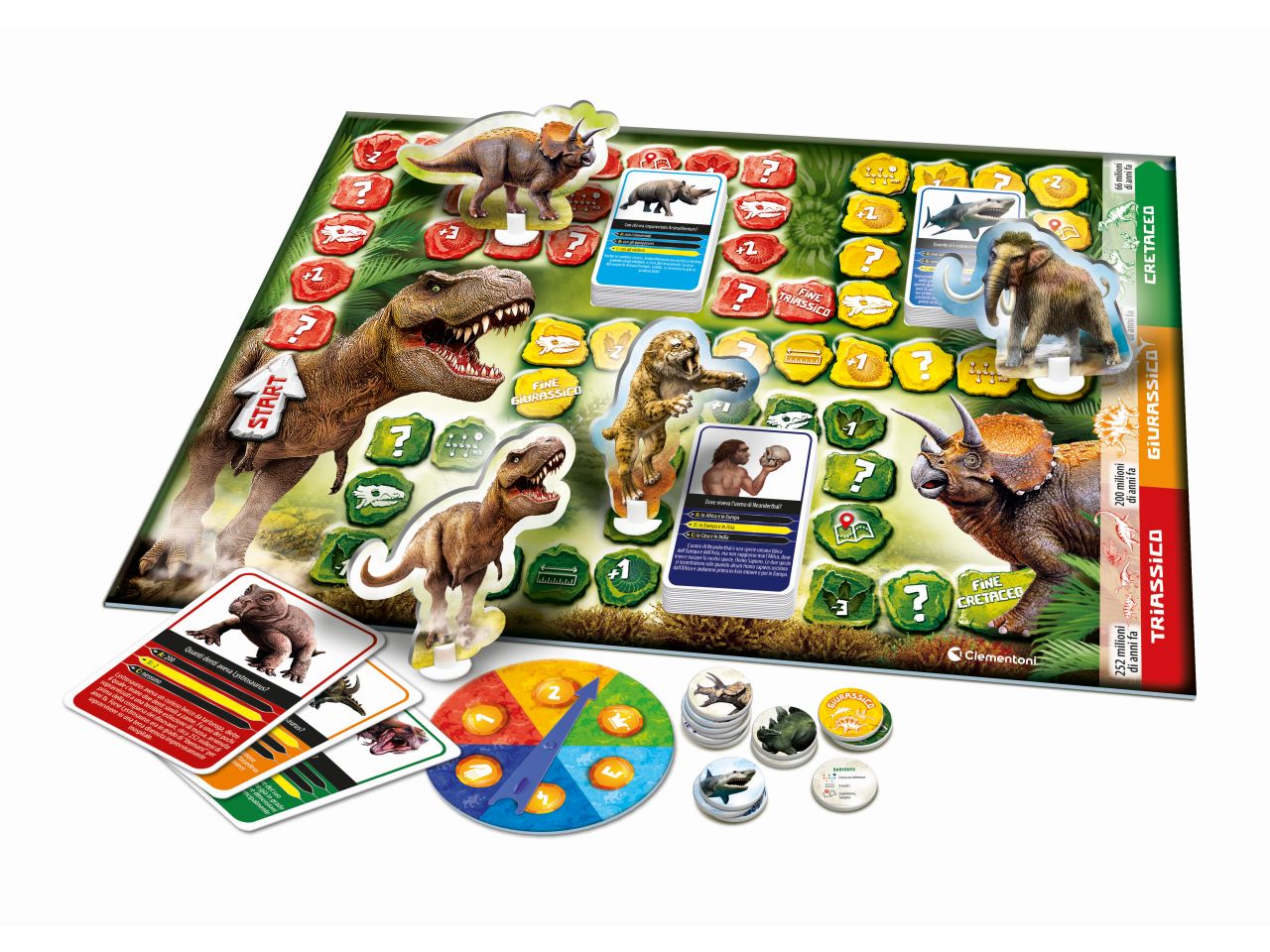 Sapientino Più Quiz Su Dinosauri E Preistoria Gioco Da Tavolo Educativo - Clementoni
