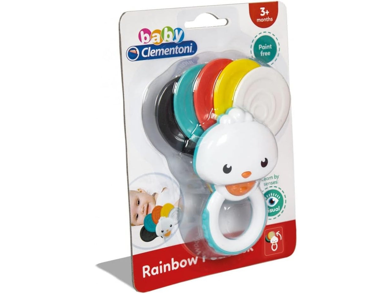 Baby clementoni sonaglino pavone arcobaleno$