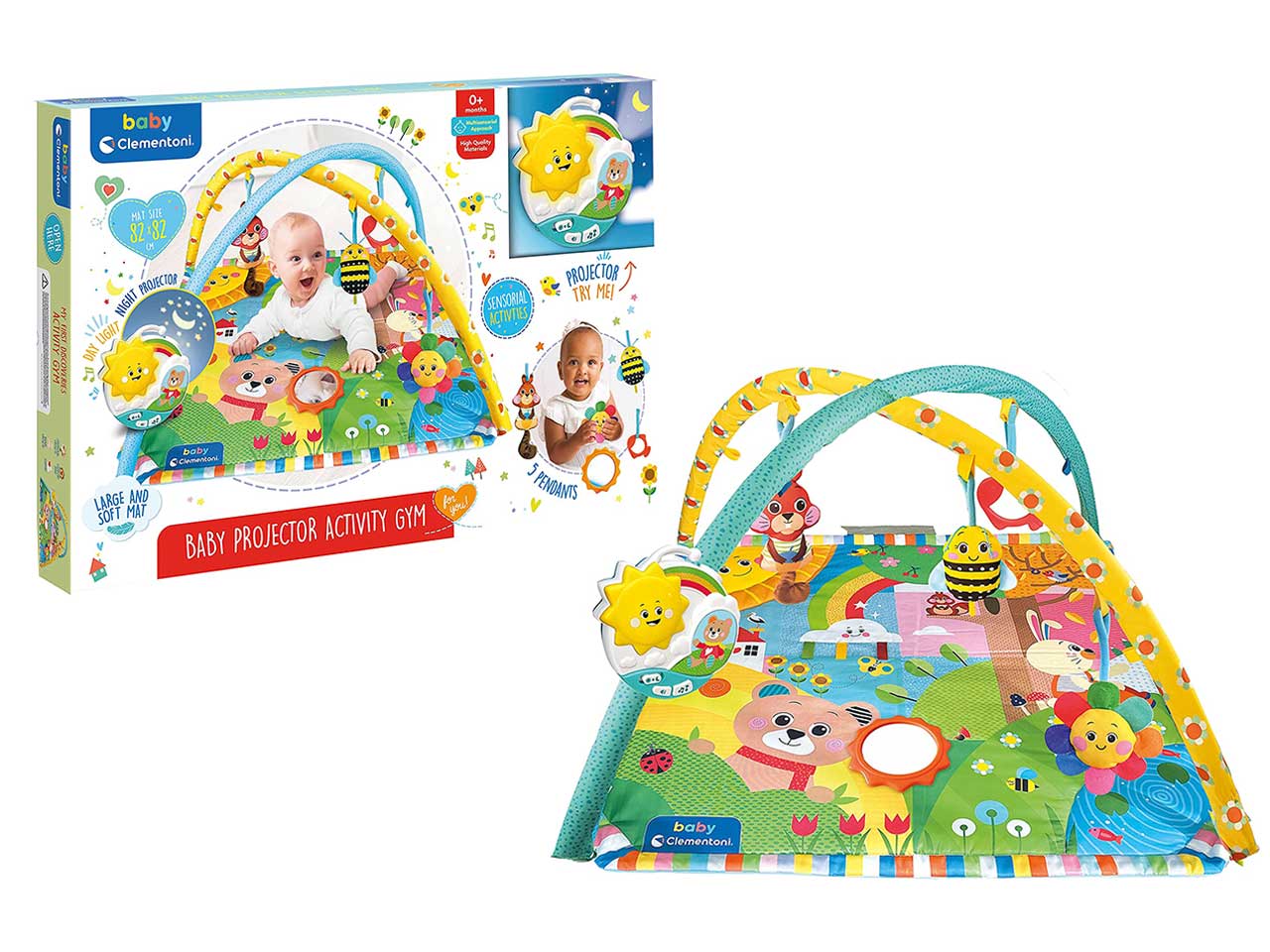 Baby Projector Activity Gym Tappeto Gioco Multisensoriale - Clementoni