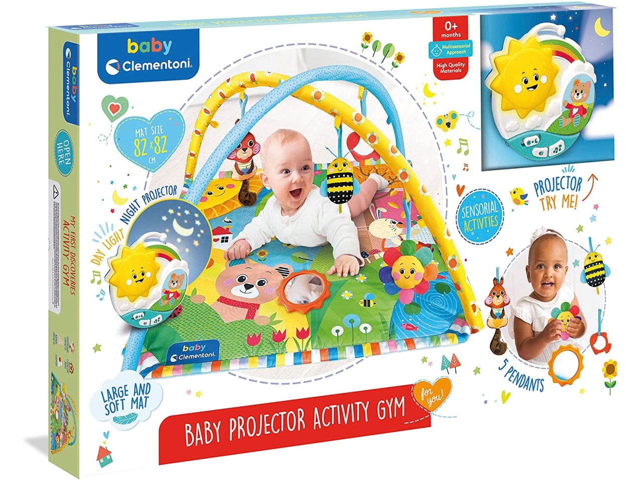 Baby Projector Activity Gym Tappeto Gioco Multisensoriale - Clementoni