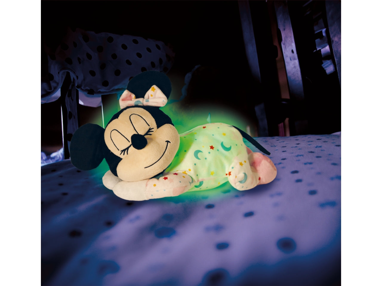 Peluche Calmante Minnie Mindfulness Plush per il Benessere del Bambino, età consigliata: + 0 mesi - Clementoni