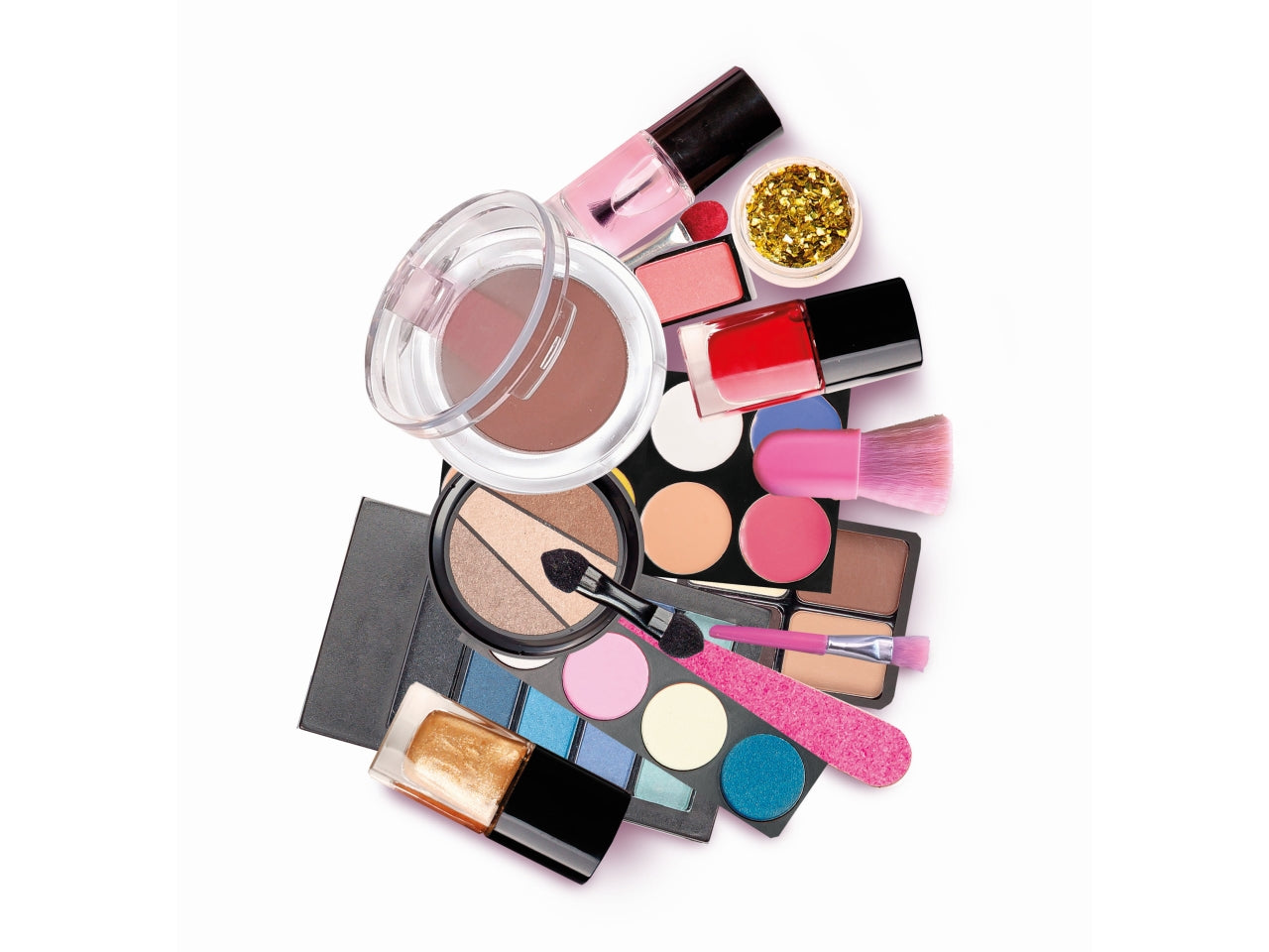 Valigetta Make Up giocattolo Crazy Chic: Il Set Completo per Giovani Make Up Artist, età consigliata: + 9 anni - Clementoni