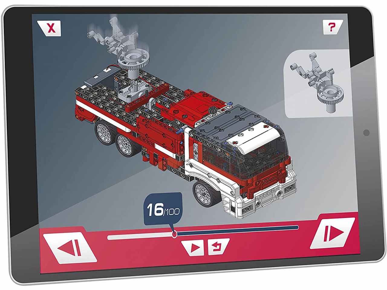 Camion dei Pompieri Set Costruzioni e Meccanica - Clementoni