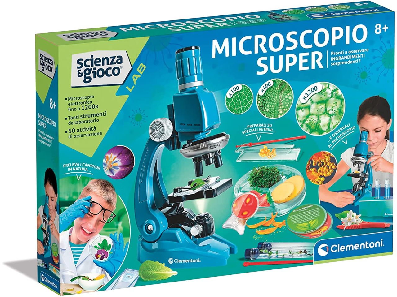 Lab SuperLaboratorio Microscopio Bambini - Clementoni