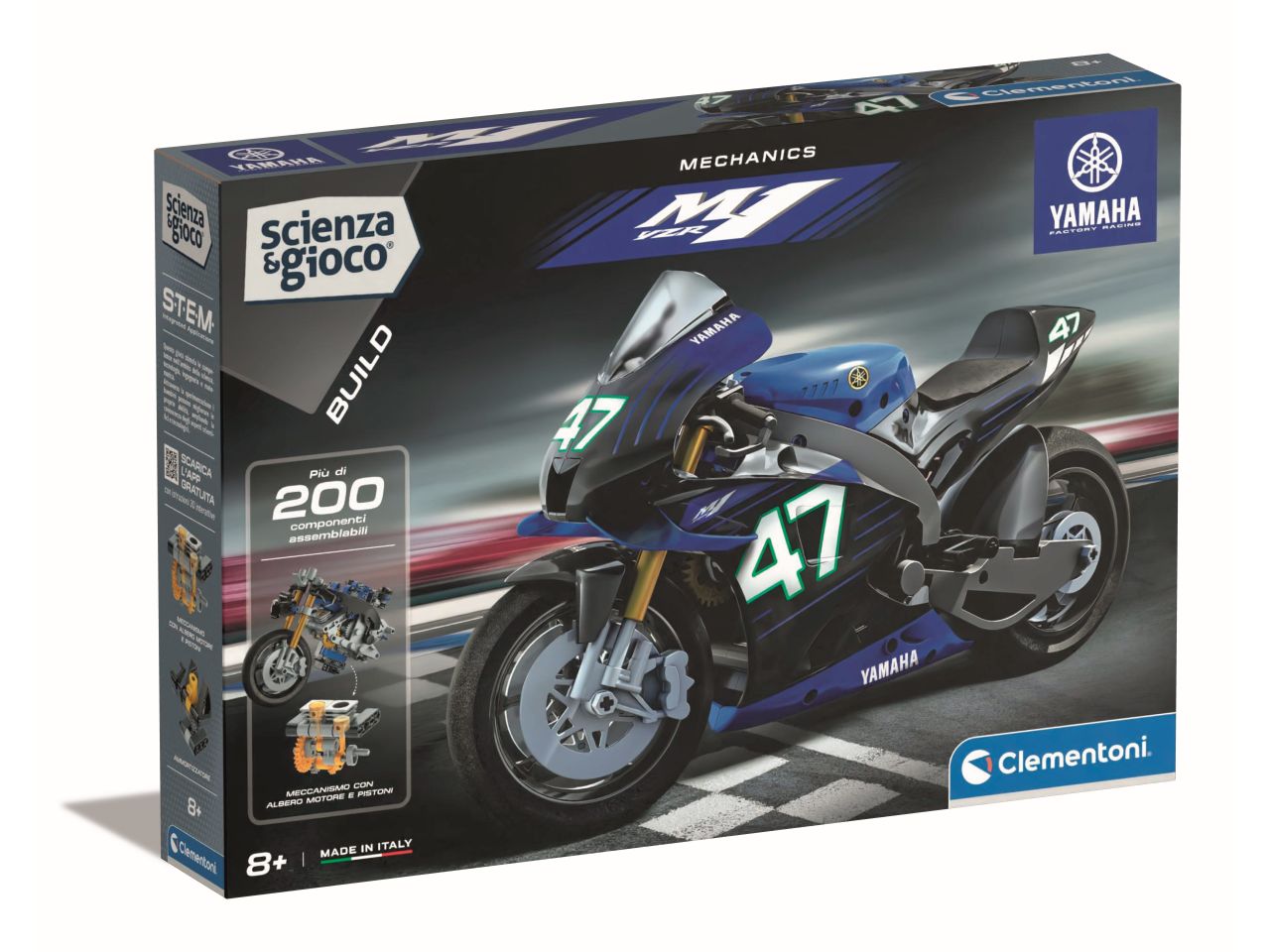 Yamaha M1 Build Set Laboratorio Meccanica - Clementoni