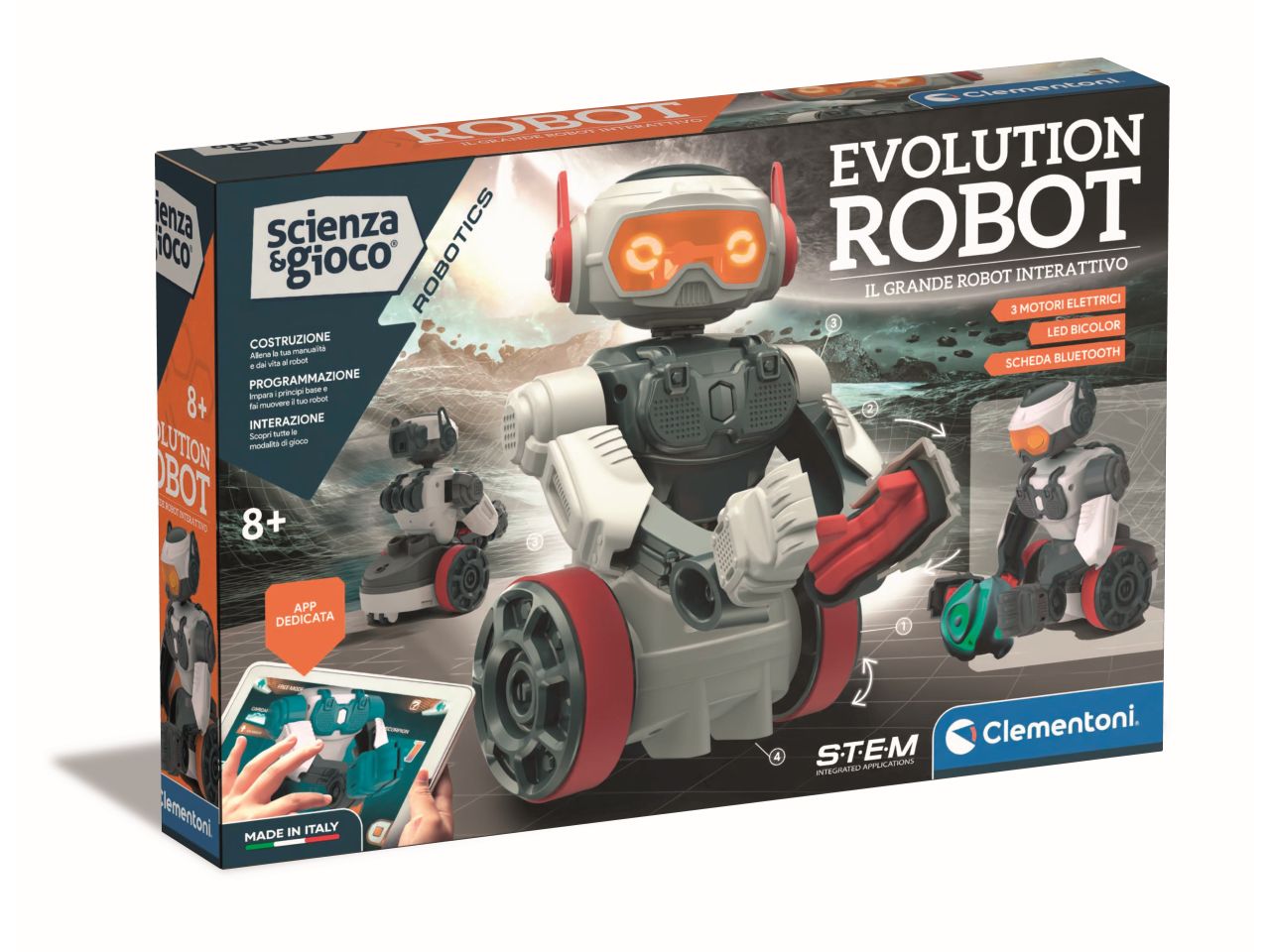 Clementoni gioco scientifico scienza e gioco robotics evolution robot