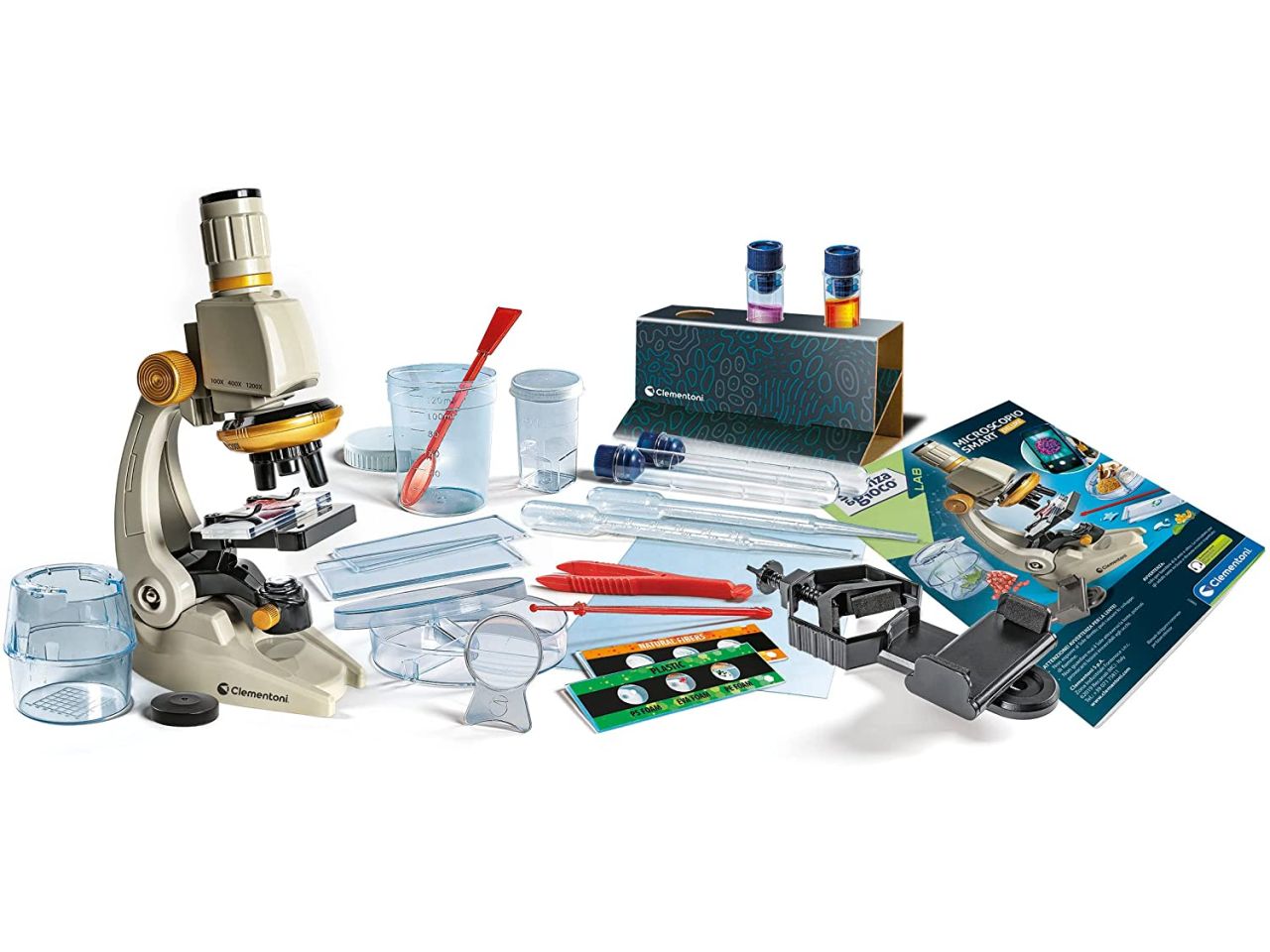 Lab Smart Deluxe Microscopio per Bambini - Clementoni