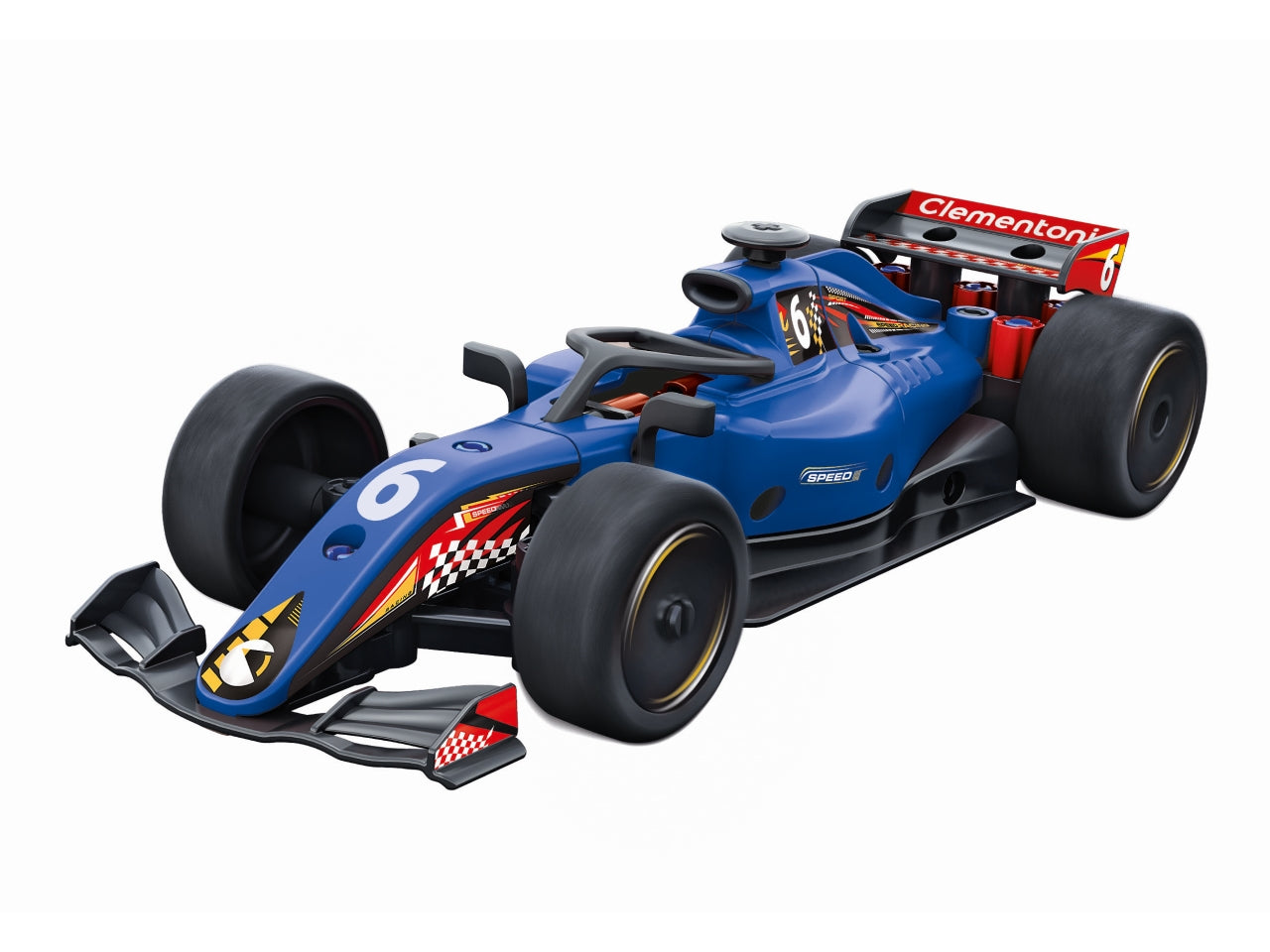 Kit di Montaggio giocattolo Formula 1 Blu per Giovani Ingegneri - Clementoni